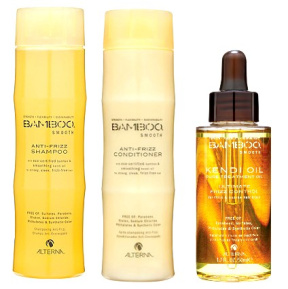 Alterna (Альтерна) Набор для пористых и сухих волос Bamboo Smooth, шампунь+кондиционер+масло