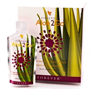 FLP (ФЛП) Форевер Алоэ 2 Гоу (коробка) (Forever Living Products), 30 пакетов x 89 мл