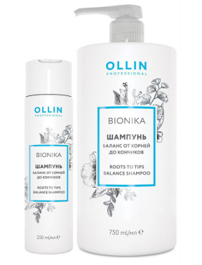 Ollin (Олин) Шампунь Баланс от корней до кончиков (Bionika), 250/750 мл.