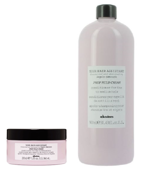Davines (Давинес) Мягкий кондиционер для подготовки волос к укладке для тонких и нормальных волос (Your Hair Assistant Prep Mild cream), 200/900 мл.