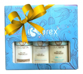 Barex (Барекс) Подарочный набор Золото Марокко (кондиционер+масло+шампунь), 200+100+100 мл