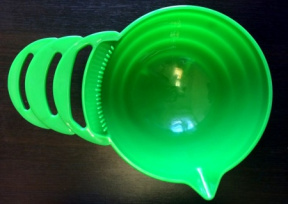 Barex (Барекс) Миска для краски зеленая с резиновыми вставками