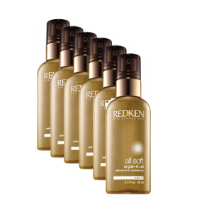 Redken (Редкен) Набор аргановое масло Олл Софт (All Soft Argan-6 Oil), 6x90 мл.