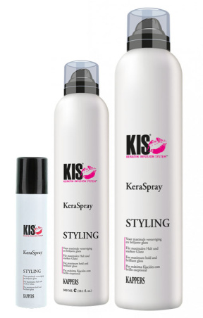 Kis (Кис) Кератиновый фиксирующий спрей (KeraSpray), 75/300/500 мл.