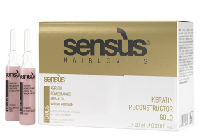 Sensus (Сенсус) Кератиновый уход (Keratin Reconstructor), 12х10 мл.