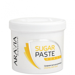 Aravia (Аравия) Сахарная паста для депиляции очень мягкая "Медовая" (Sugar Paste), 750 гр.