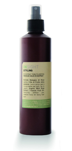 Insight (Инсайт) Эколак средней фиксации с экстрактом шиповника и маслом маракуйи (Medium Hold Ecospray), 250 мл.