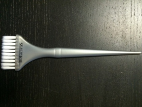 Selective (Селектив) Кисточка для краски серая с белой щетиной, 1 шт.