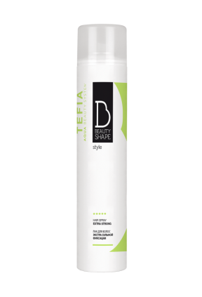 Tefia (Тефия) Лак экстра сильной фиксации (Hair Spray Extra Strong), 500 мл.