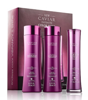 Alterna (Альтерна) Набор для окрашенных волос (Caviar Anti-Aging Infinite Color Starter Kit), 250+250+50 мл