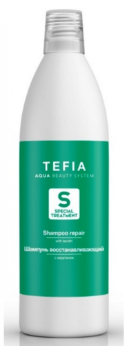 Tefia (Тефия) Шампунь восстанавливающий с кератином (Shampoo Repair with Keratin), 1000 мл