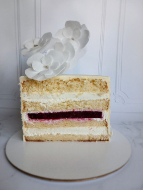 Торт "Малина-Мята" (цена за 1 кг)