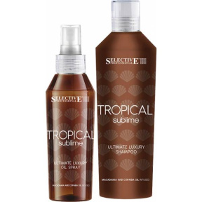 Selective (Селектив) Набор для волос после пребывания на солнце, Tropical Sublim 250 мл+100 мл