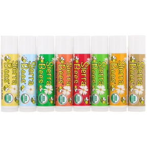 Sierra Bees (Сиерра Биз) Бальзам для губ органик 1 шт, в ассортименте