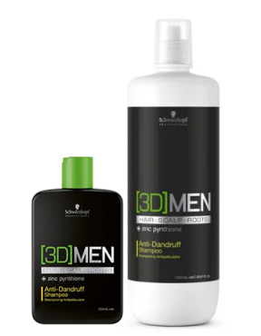 Schwarzkopf (Шварцкопф) Шампунь против перхоти (3D Men), 250/1000 мл.