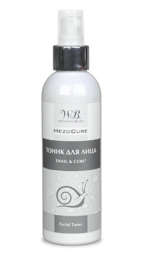 Woman's Bliss (Вуманз Блисс) Тоник для лица с экстрактом улитки и 3D гиалуроновой кислотой MezoСure, 200 мл