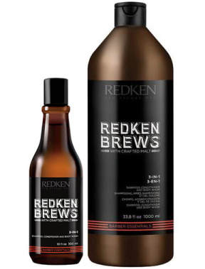 Redken (Редкен) Универсальный питательный уход 3-в-1 (Brews), 300/1000 мл.