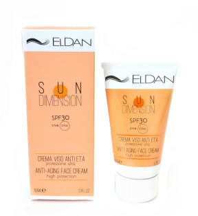 Eldan (Элдан) Дневная защита от солнца SPF 30 (Anti-Aging Face Cream), 50 мл.