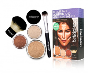  Bellapierre (Беллапьер) Набор для моделирования лица "Свет и Контур" (All Over Face Highlight & Contour Kit  -  Medium), 1 шт.