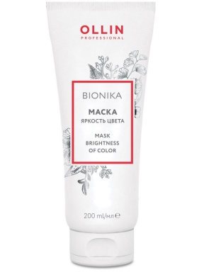 Ollin (Олин) Маска для окрашенных волос "Яркость цвета" (Bionika), 200 мл.