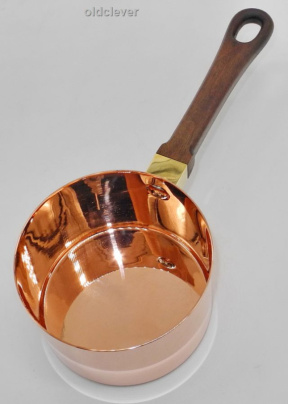 OLDCLEVER Ковш медный, ручка дерево 700 мл
