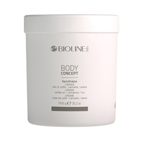 Bioline (Биолайн) Крем для тела моделирующий Liposhape, кофе-корица-плющ, 1000 г.
