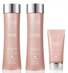 Alterna (Альтерна) Набор для контроля и гладкости (Caviar Anti-Aging | Anti-Frizz Kit), 250+250+147 мл.