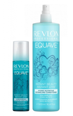 Revlon (Ревлон) Кондиционер несмываемый 2-х фазный увлажняющий и питательный (Equave Instant Beauty Hydro Nutritive Detangling Conditioner), 200/500 мл.