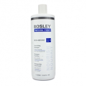 Bosley (Бослей) Шампунь питательный для истонченных неокрашенных волос (Воs Revive Nourishing Shampoo Visibly Thinning Non Color-Treated Hair), 1000 мл