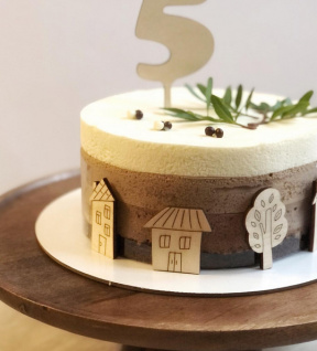 Муссовый торт Три шоколада, цена за кг.