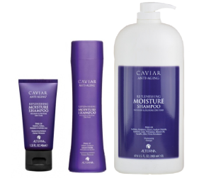 Alterna (Альтерна) Увлажняющий шампунь с Морским шелком (Caviar Anti-Aging | Replenishing Moisture Shampoo), 40/250/2000 мл.