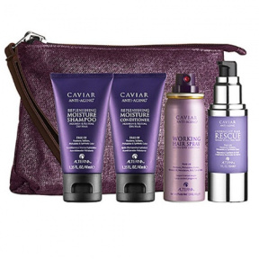 Alterna (Альтерна) Набор «Активное увлажнение» (Caviar Travel Set Moisture), 40+40+30+50 мл.