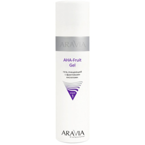 Aravia (Аравия) Гель очищающий с фруктовыми кислотами AHA - Fruit Gel, 250 мл.
