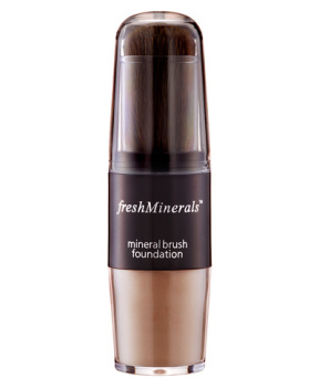 Fresh Minerals (Фреш Минералс) Пудра-основа с кистью в ассортименте (Mineral Brush Foundation), 3,9 г.