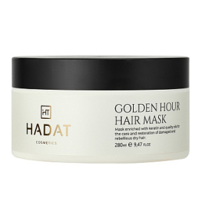 HADAT Cosmetics ( Хадат)  - Интенсивная восстанавливающая маска   GOLDEN HOUR HAIR MASK   280 мл