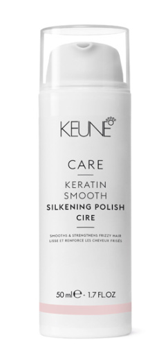 Keune (Кене) Крем «Шелковый глянец» с кератиновым комплексом (Care Keratin Smooth Silk Polish), 50 мл.