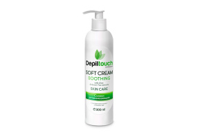 Depiltouch (Депилтач) Сливки успокаивающие с экстрактом алоэ и зеленого чая, 300 мл.