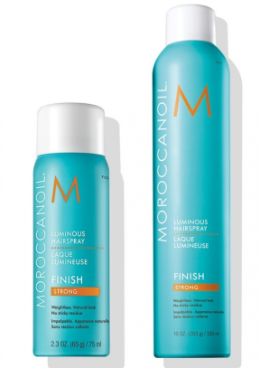 Moroccanoil (Морокканойл) Лак сияющий для волос сильной фиксации (Luminous Hairspray), 75/330 мл