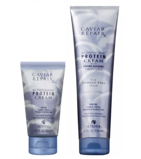 Alterna (Альтерна) Несмываемый крем "Протеиновое восстановление текстуры" (Caviar Repair | Re-Texturizing Protein Cream), 40/150 мл