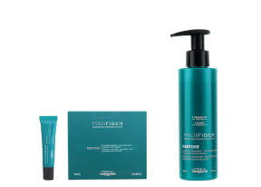 Loreal (Лореаль) Про Файбер Рестор Концентрат для сильно поврежденных волос (Pro-Fiber Restore Concentrate), 250 / 10x15 мл.