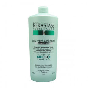  Kerastase (Керастаз) Шампунь-ванна для поврежденных волос Резистанс Форс Архитект (Force Architecte), 1000 мл