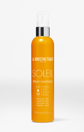 La Biosthetique (Ла Биостетик) Водостойкий солнцезащитный спрей с SPF 6 для базовой защиты (Spray Invisible SPF 6), 150 мл.