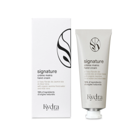 Kydra (Кидра) Le Salon Увлажняющий крем для рук с органической жасминовой цветочной водой и алоэ вера Signature Hand Cream With Organic Jasmine Floral Water And Aloe Vera, 50 мл