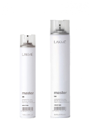 Lakme (Лакме) Лак для волос нормальной фиксации (Master Lak Natural Style), 500/750 мл.