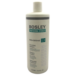 Bosley (Бослей) Шампунь питательный для нормальных/тонких неокрашенных волос (Воs Defense (step 1) Nourishing Shampoo Normal to Fine Non Color-Treated Hair), 1000 мл.