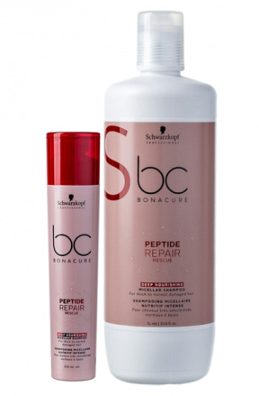 Schwarzkopf (Шварцкопф) Интенсивный питательный мицеллярный шампунь (BC Peptide Repair Rescue), 250/1000 мл.