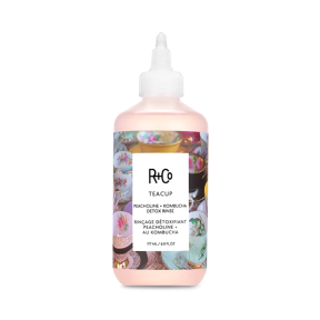 R+Co Детокс-кондиционер с экстрактом листьев персика и чайного гриба Чашка чая Teacup Peacholine + Kombucha Detox Rinse, 177 мл