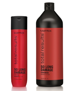 Matrix (Матрикс) Шампунь для восстановления ослабленных волос с керамидами «Соу Лонг Дэмедж» (So Long Damage Shampoo), 300/1000 мл.