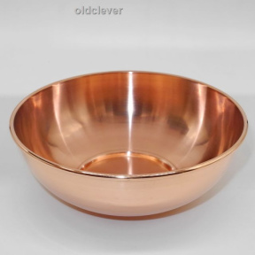 OLDCLEVER Миска медная Д 16см с бортиком