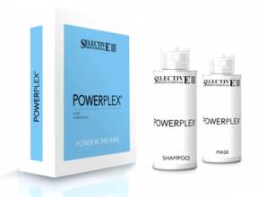 Selective (Селектив) Набор Шампунь и Маска Powerplex для поврежденных и ломких волос, 100+100/250+200 мл.